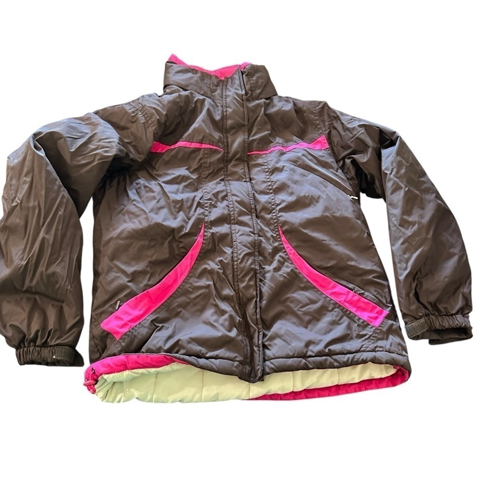Champion Brown and Pink Ski Jacket